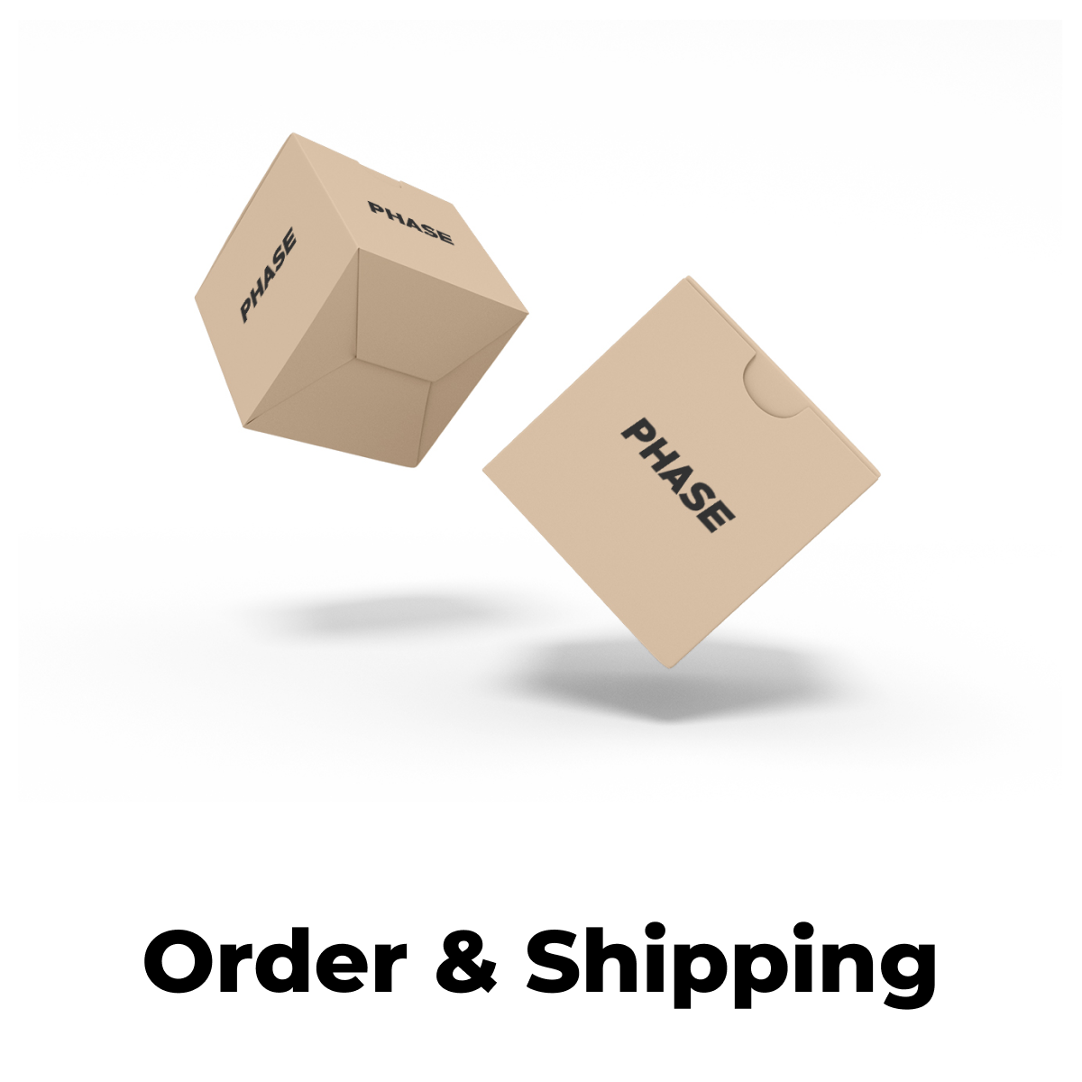 Illustration of Phase shipping boxes 