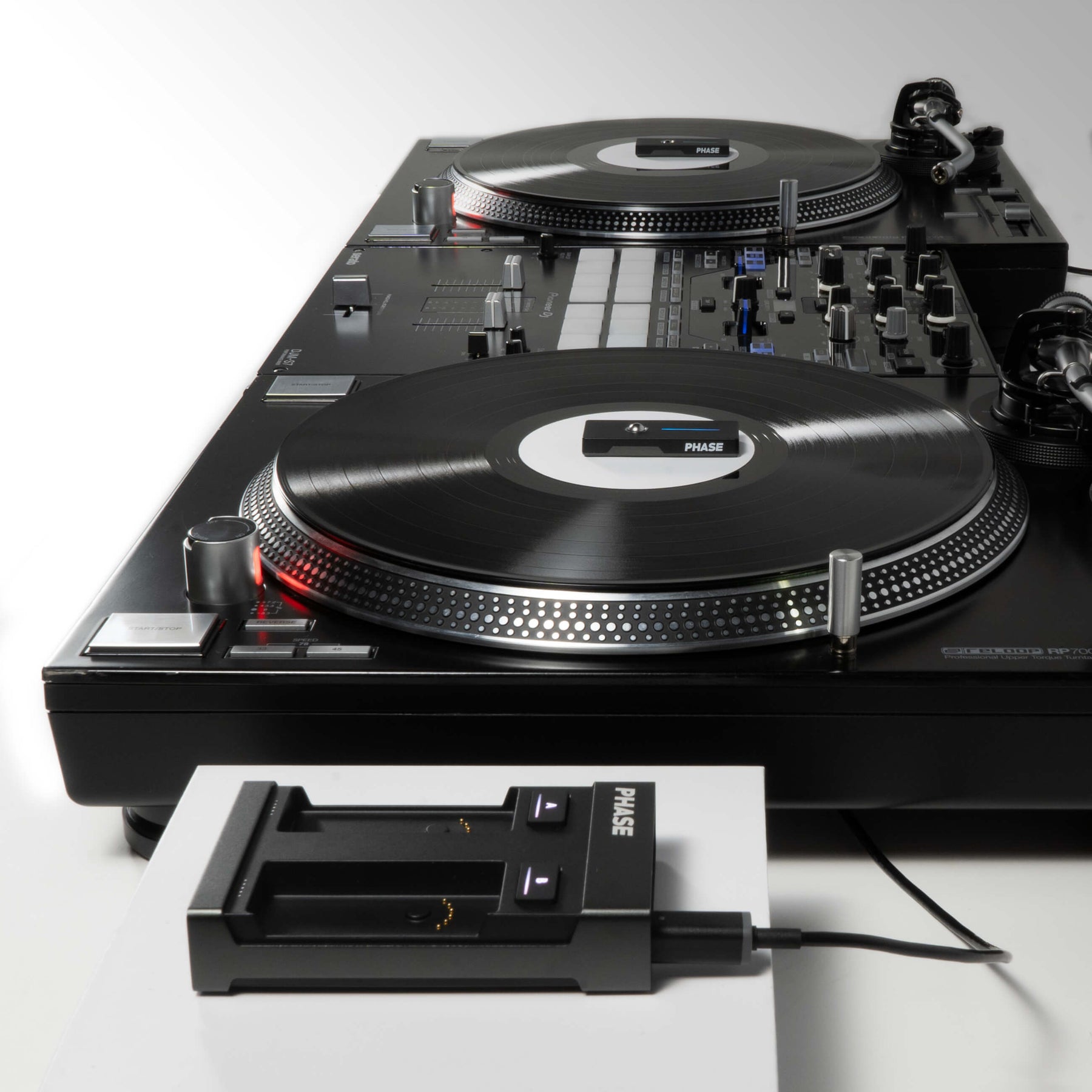 Pioneer DJ DJM-S5 Mixer + Reloop RP-8000 MK2 Turntables Bundle